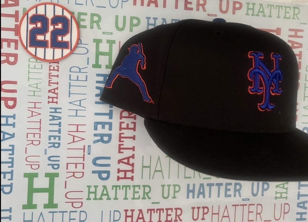 Hatter_up's tweet photo. Heading to Citi Field tonight for the Mets/Braves Gm so my Hat of the Day is the Black Alternative Cap of the @Mets with A Juan Soto “Soto Shuffle” Silhouette Patch From @HatClub #SotoShuffle #LGM #NYM #Mets22 @NewEraCap #FittedHatSociety #HatTwitter #HatCollector #UnitedByCaps https://t.co/wfqOl0rggn