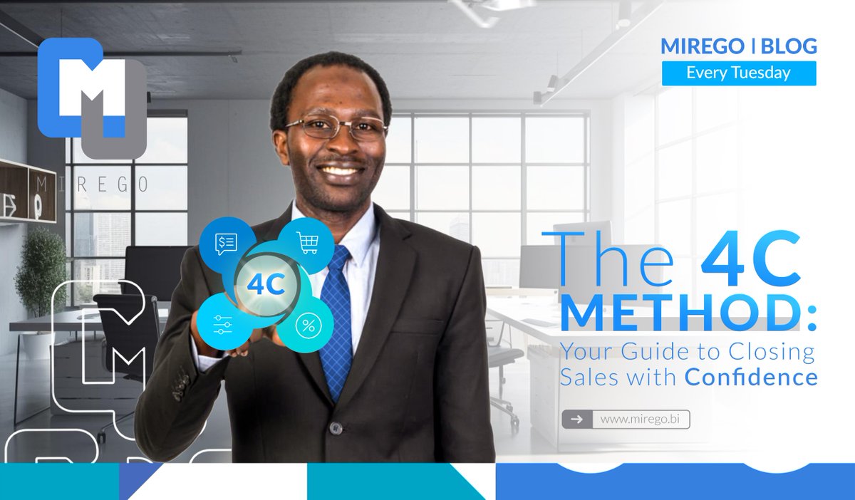 Mirego_Africa's tweet photo. #Tuesday_blog - Struggling with stalled sales? 

The 4 C Method shows you how to connect deeply, solve real problems, and close deals confidently. 

Dive in for game-changing tips!

#blog #salescontentstrategy #tuesdaypost https://t.co/MwcD3EbX7Z