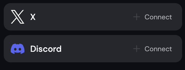 Crypto_barny's tweet photo. Step 3 — Link Your Socials

1. Click the wallet icon at the top right.

2. Connect your Discord and Twitter/X.
(This helps them know you’re a real human.) https://t.co/GYWSIBCS9t