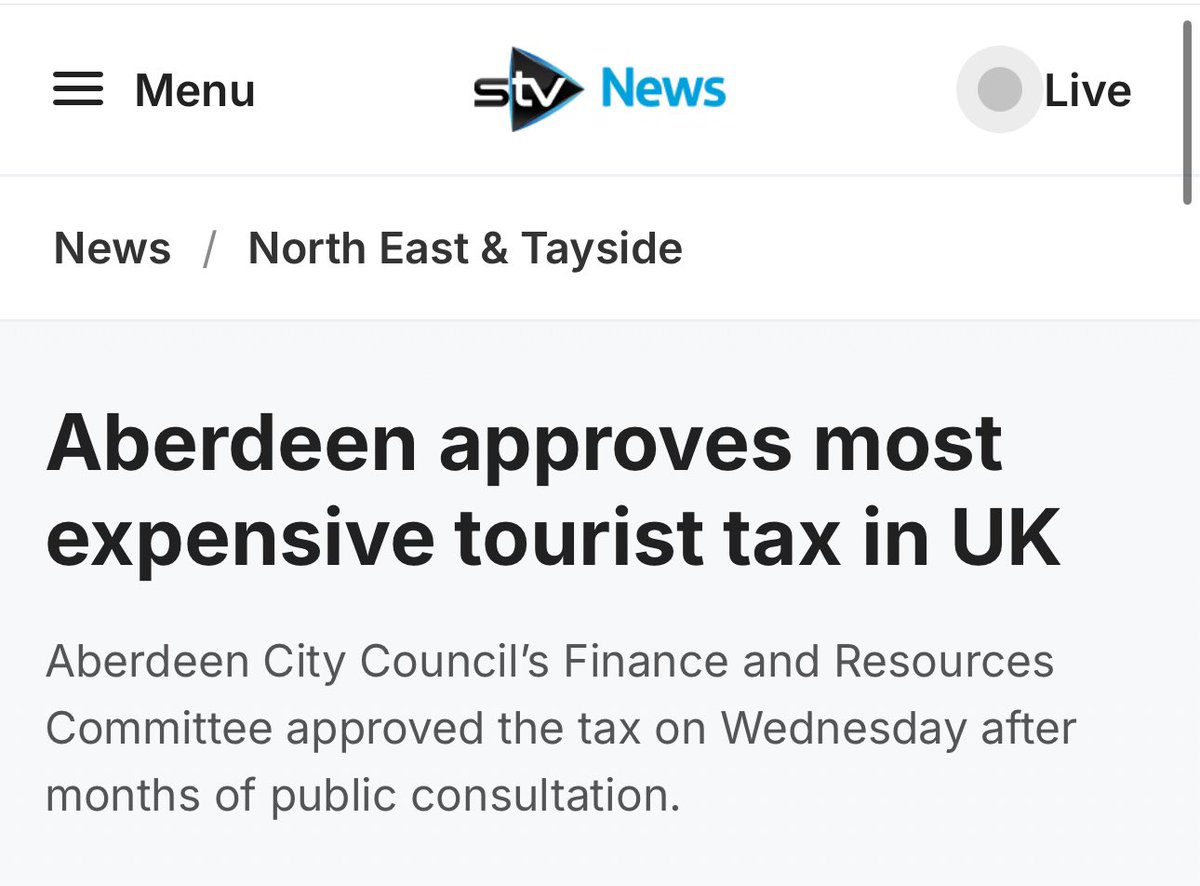Edinburgh, Glasgow and now Aberdeen have announced that they will be introducing a ‘tourist tax’.

This levy, which is a power given to local authorities last year by the Scottish Parliament, will charge visitors a fee on their nightly accommodation. 

Should Dundee do the same?