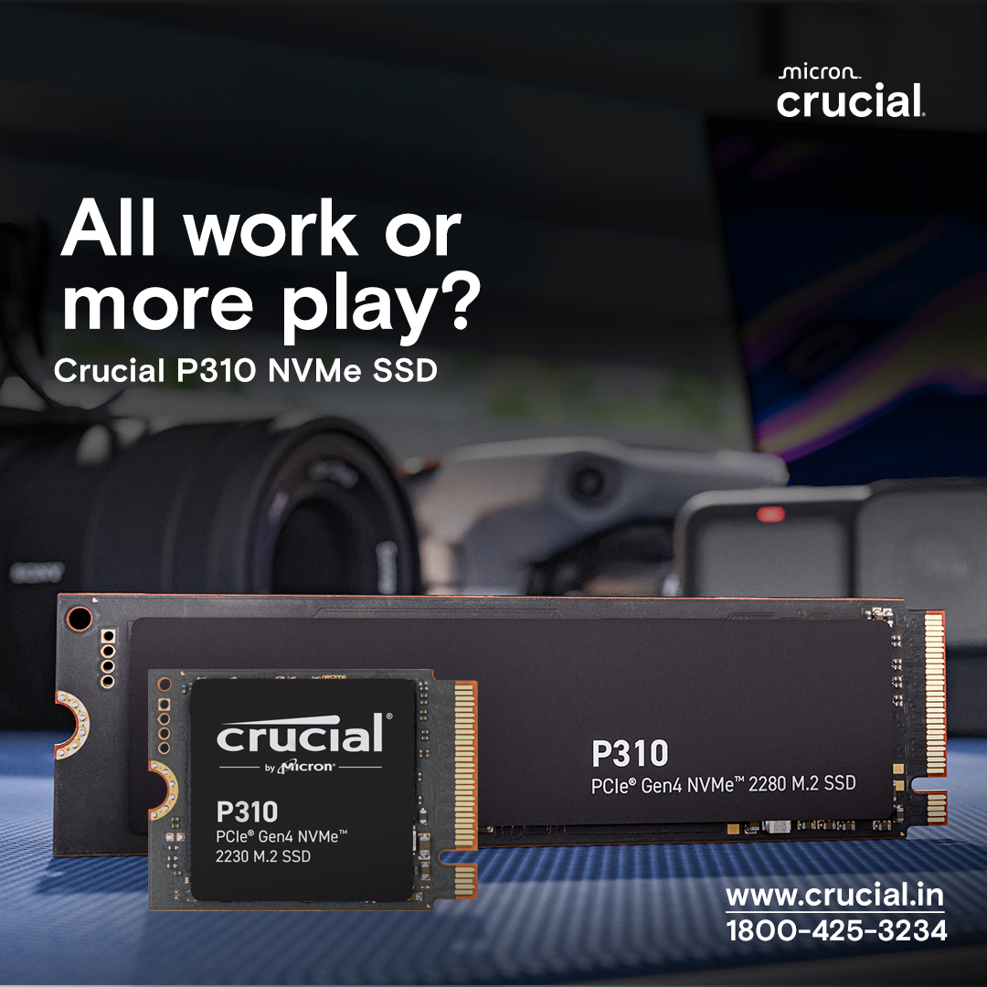 dterminalIN's tweet image. 𝐂𝐫𝐮𝐜𝐢𝐚𝐥 𝐏𝟑𝟏𝟎 𝐍𝐕𝐌𝐞 𝐒𝐒𝐃: 𝐏𝐨𝐰𝐞𝐫𝐟𝐮𝐥 𝐆𝐞𝐧𝟒 𝐬𝐭𝐨𝐫𝐚𝐠𝐞 𝐟𝐨𝐫 𝐞𝐯𝐞𝐫𝐲 𝐩𝐫𝐨𝐣𝐞𝐜𝐭 

𝐋𝐞𝐚𝐫𝐧 𝐌𝐨𝐫𝐞: amazon.in/stores/page/40…

#crucial #P310 #gamestorage #gaming #HighspeedSSD #M2SSD #PS5storageupgrade #Digitalterminal