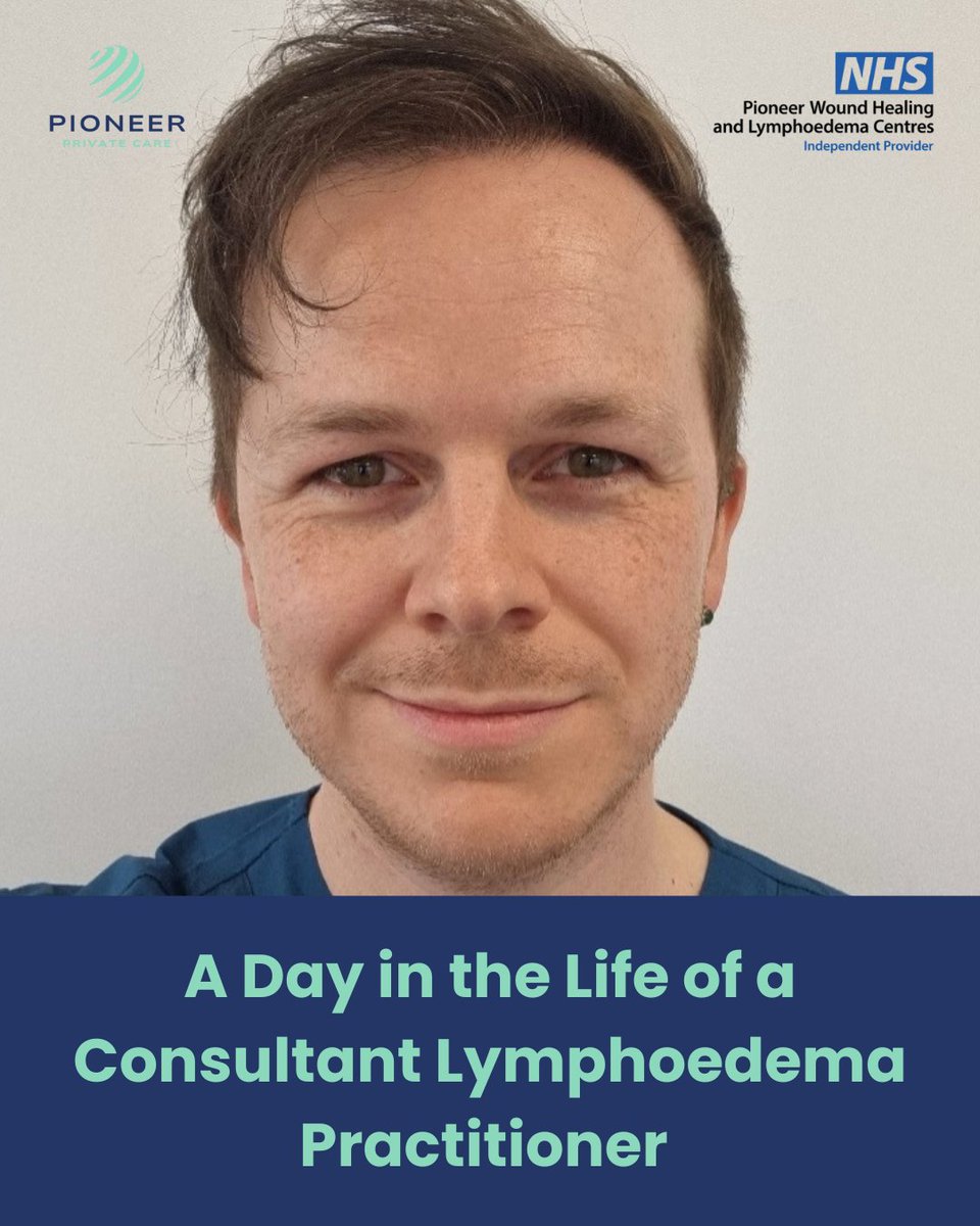 PioneerWHLC's tweet image. Hi! My name is Aaron, Consultant #Lymphoedema Practitioner at Pioneer.
I have been a specialist clinician in lymphoedema and #lipoedema dealing with complex patients around the UK for 10 years. Come spend a day with me! Pt 1! #research #treatment #Pioneerhope #dayinlife