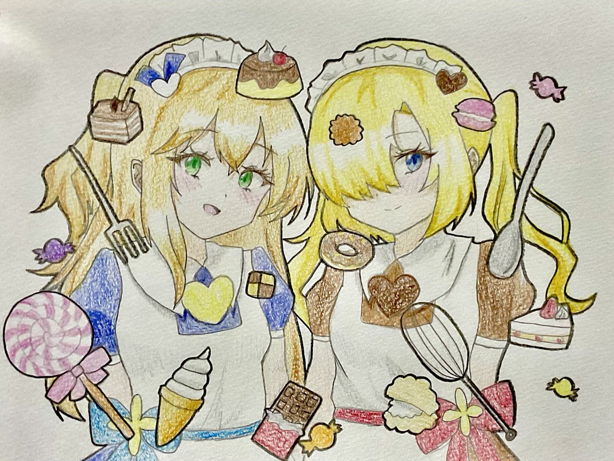 スイーツ⭐️
#画デテル