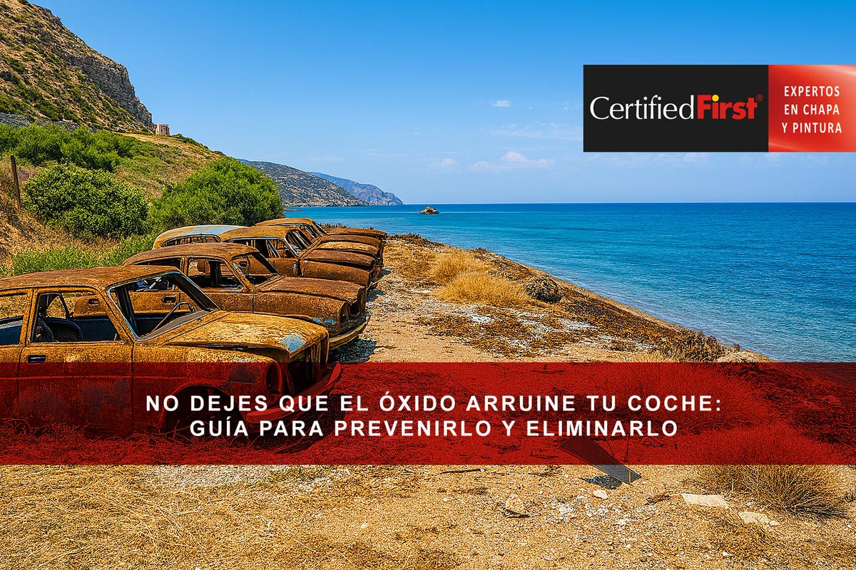 🚗⚠️ El óxido no solo afea tu #coche… también compromete su seguridad y reduce su valor.
☝️Aprende a prevenirlo y eliminarlo antes de que sea un problema serio.
ℹ️Guía completa aquí 👉 bit.ly/4miw2W6
#CertifiedFirst #CuidadoDelCoche #Chapaypintura #Carroceria