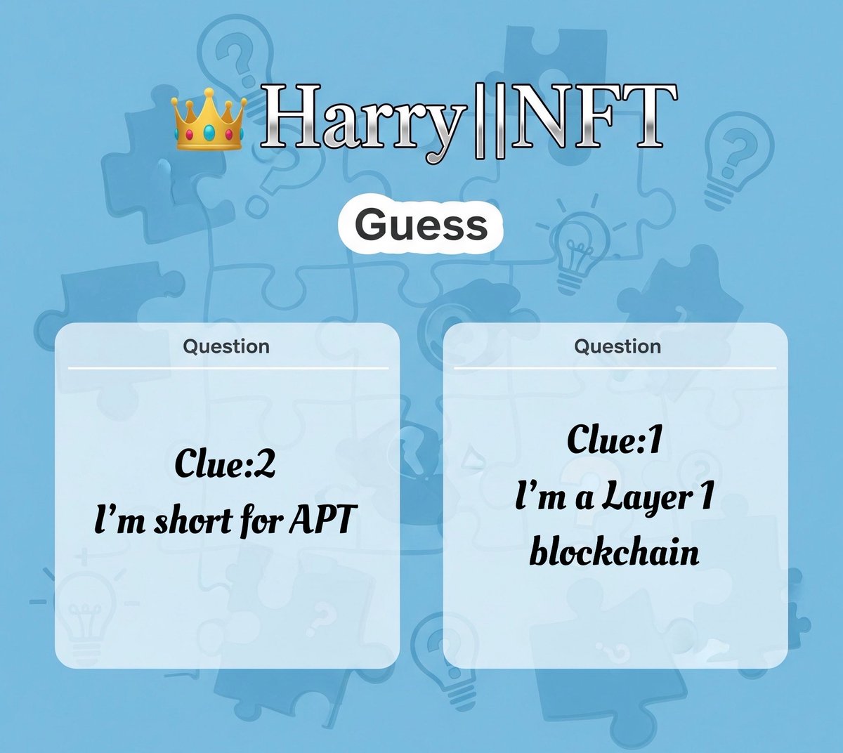 Harry||NFT (@harry_nft2) on Twitter photo 👑 GIVEAWAY! 👑
❓Guess Who I Am❓
🔻Prizes:
🏆 $25 giveaway 💰
🚀 🔥
To Win:
1️⃣ Follow <a href="/harry_nft2/">Harry||NFT 👑</a> 🔔
2️⃣ Like + RT
3️⃣ Comment your answer below and tag 3 frens👇
⏰ Ends 24H
#Crypto #GuessTheToken #Giveaway
#CryptoRewards #Binance 👑 GIVEAWAY! 👑
❓Guess Who I Am❓
🔻Prizes:
🏆 $25 giveaway 💰
🚀 🔥
To Win:
1️⃣ Follow <a href="/harry_nft2/">Harry||NFT 👑</a> 🔔
2️⃣ Like + RT
3️⃣ Comment your answer below and tag 3 frens👇
⏰ Ends 24H
#Crypto #GuessTheToken #Giveaway
#CryptoRewards #Binance