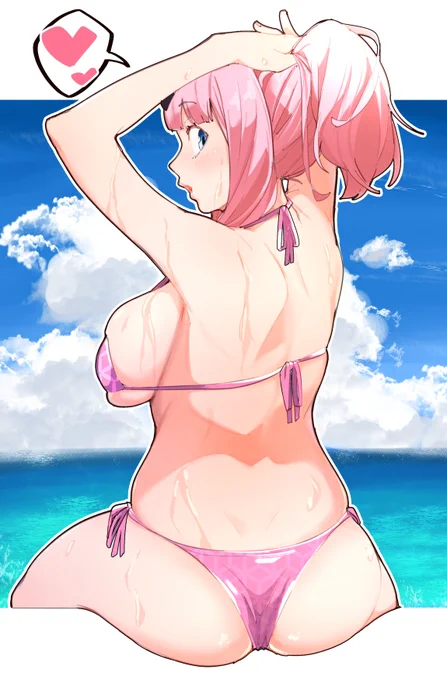 千花ちゃんと海