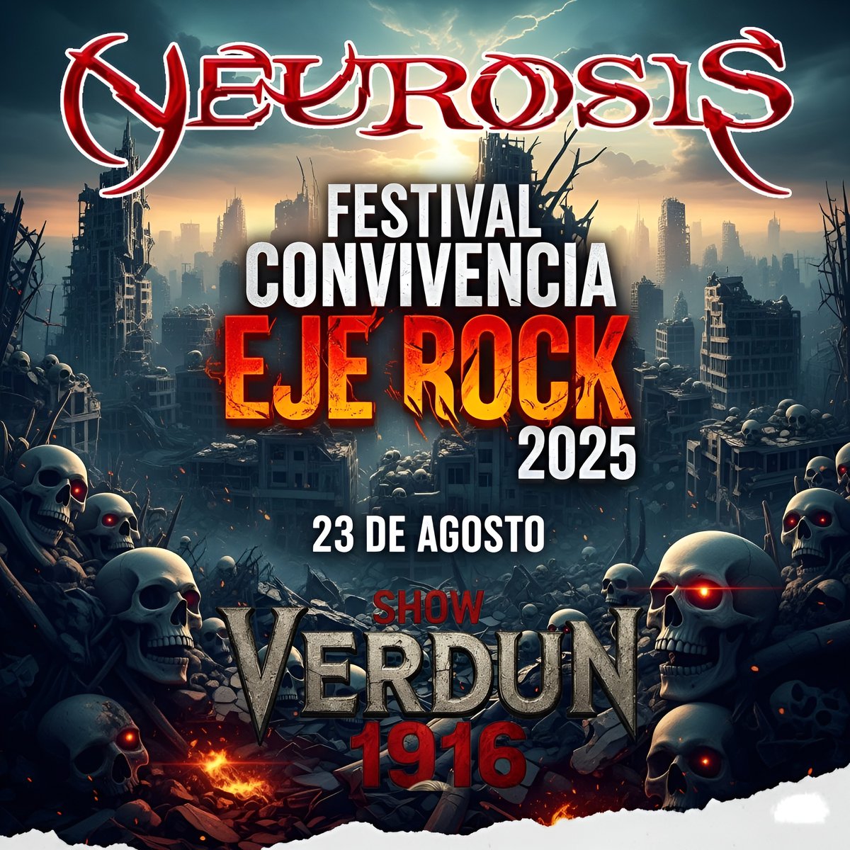 Plaza Cívica Victoria - Pereira  - 23 de agosto - 7:50 P.M. / Puertas abiertas 2:00 P.M. Entrada Libre