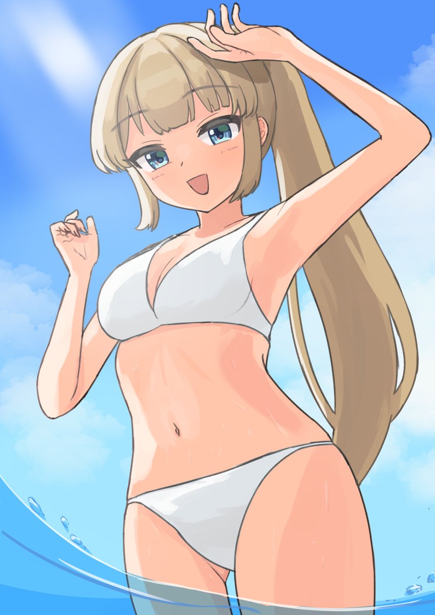 夏といえば海！
半年ほど前に描いた絵です