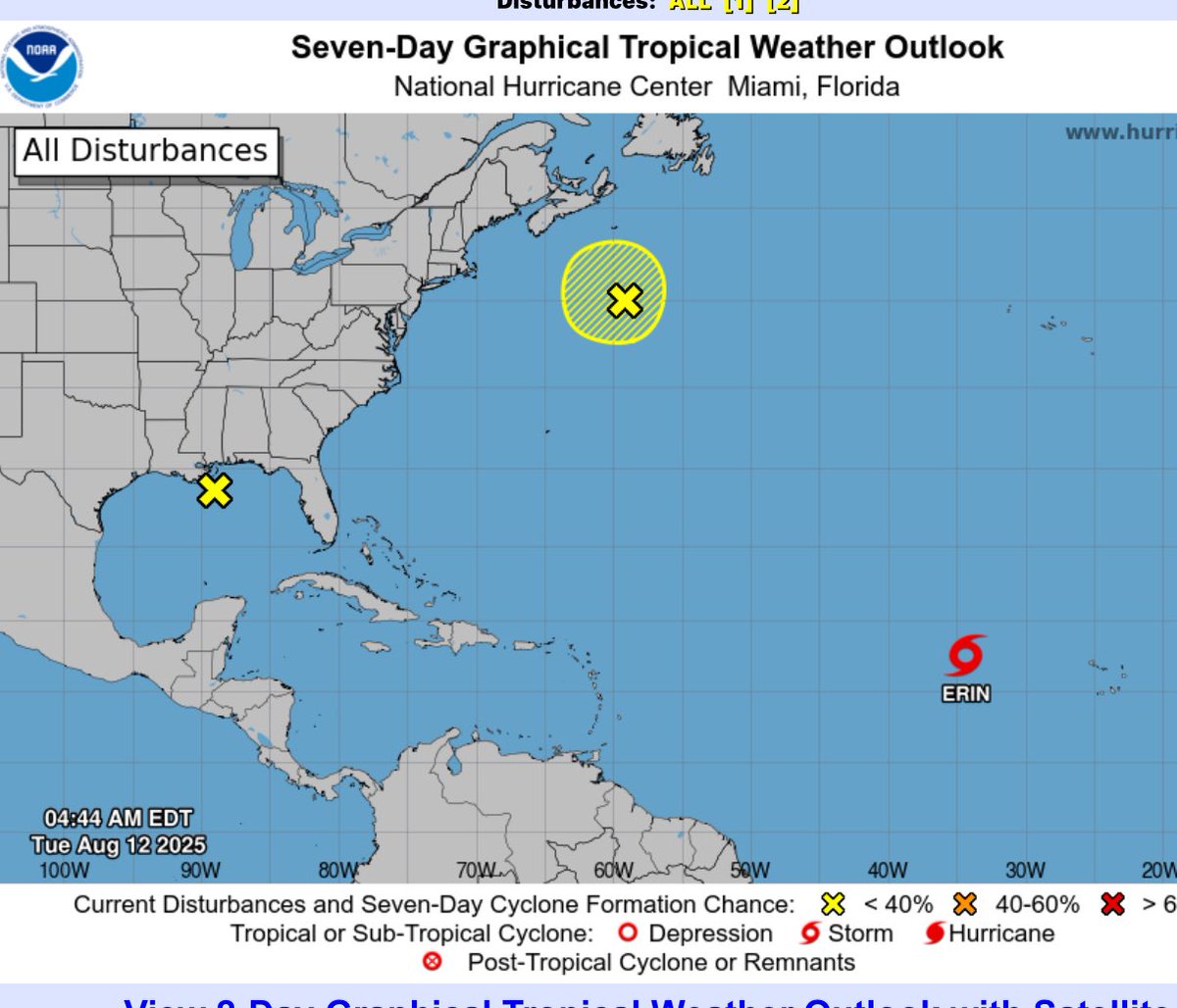High likelihood that TS #Erin will become a Hurricane later this week.