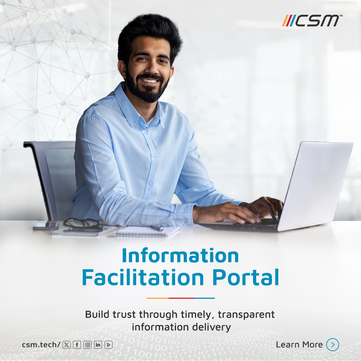 CSMTechnologies's tweet image. The Information Facilitation Portal brings freedom from file chases and follow-ups giving citizens direct digital access to government-held information.
👉 Explore the solution that simplifies transparency: csm.tech/government-fun…
#DigitalTransparency #CSMTech