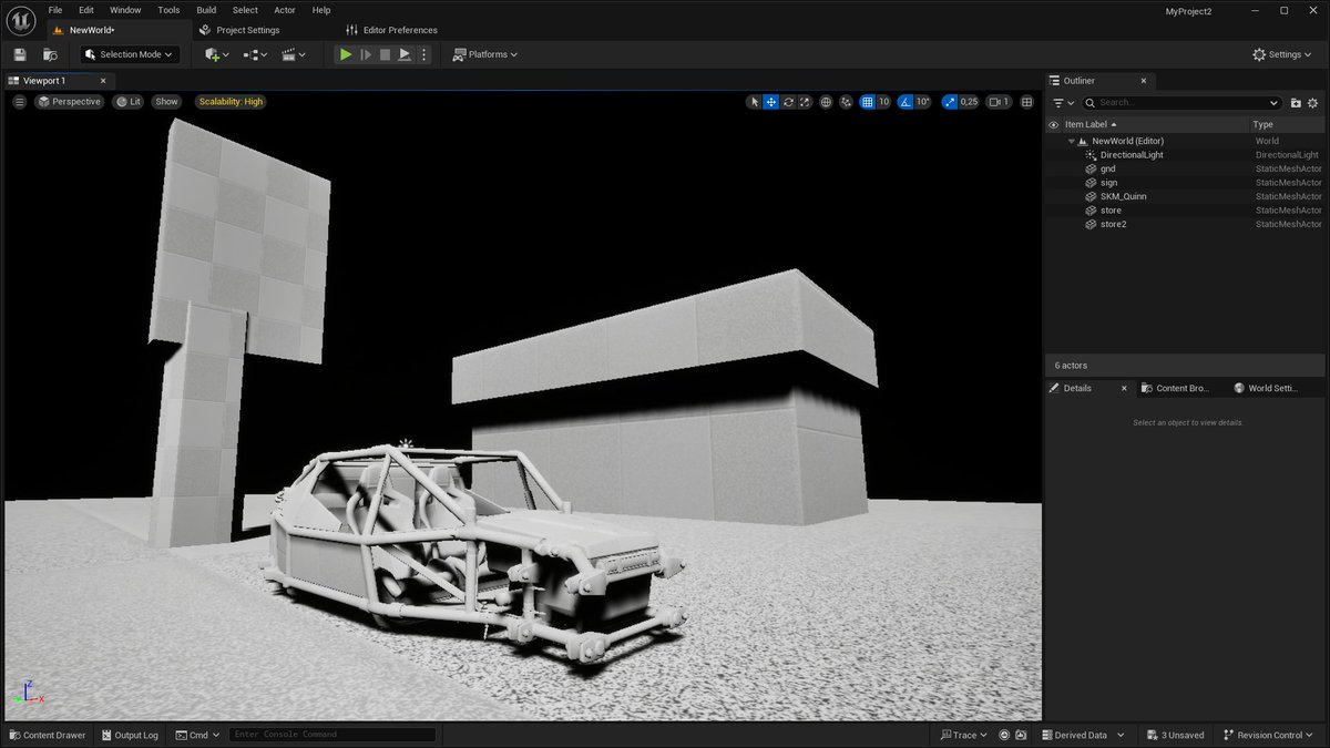 Orhandeveloper's tweet image. Unreal Engine Scene #b3d #blender #3d #animation #gamedev #Eevee #render #UnrealEngine #fps