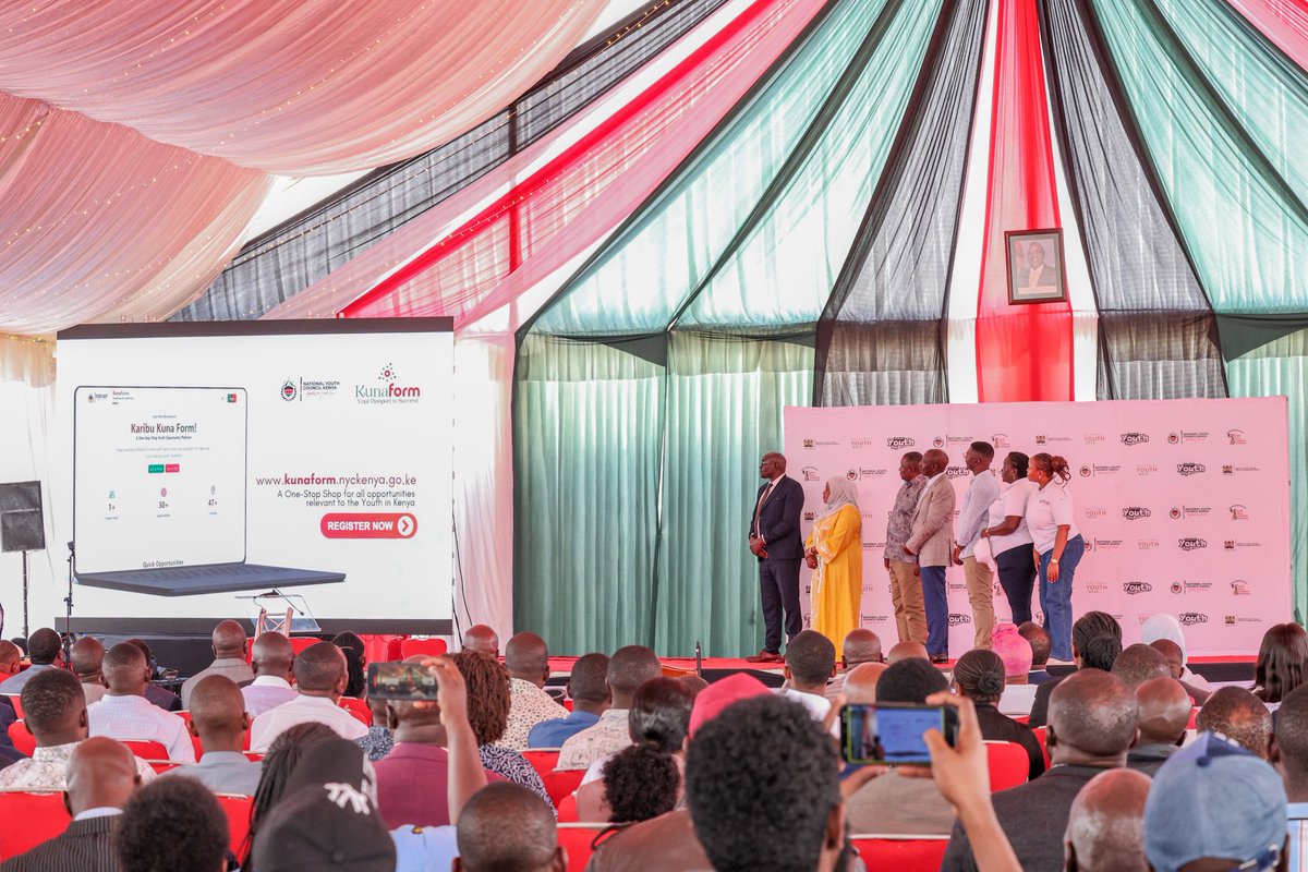 NYC_YouthVoice's tweet photo. H.E President D.R William Ruto has officially launched "Kuna Form" portal by National Youth Council, a portal that will make it easy for youth to access business opportunities in government.
#InternationalYouthDay
#IYD2025 #iyd2025ke #IYDKakamega https://t.co/RN9ZCbn1ov