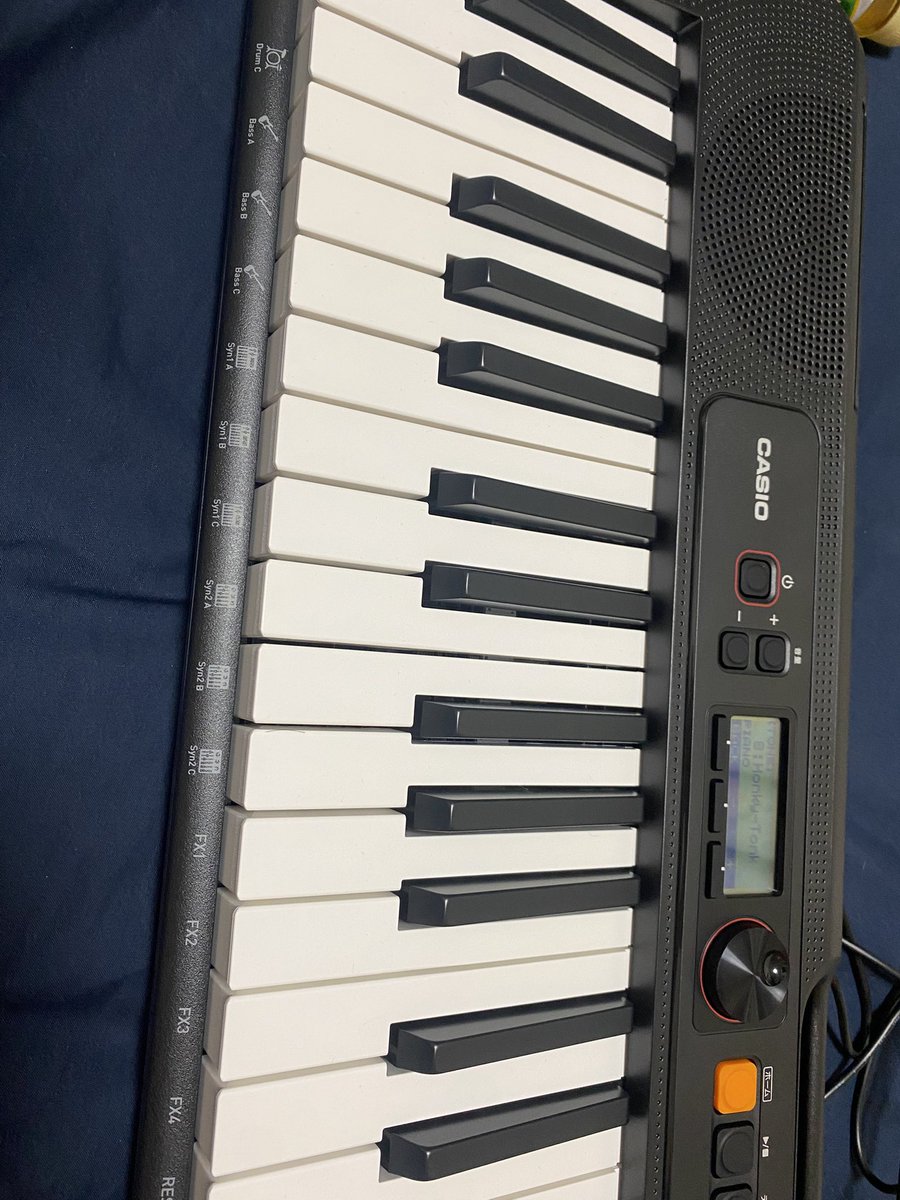 ピアノ買った。　相対音感鍛えます
18000円でした　クソ安い