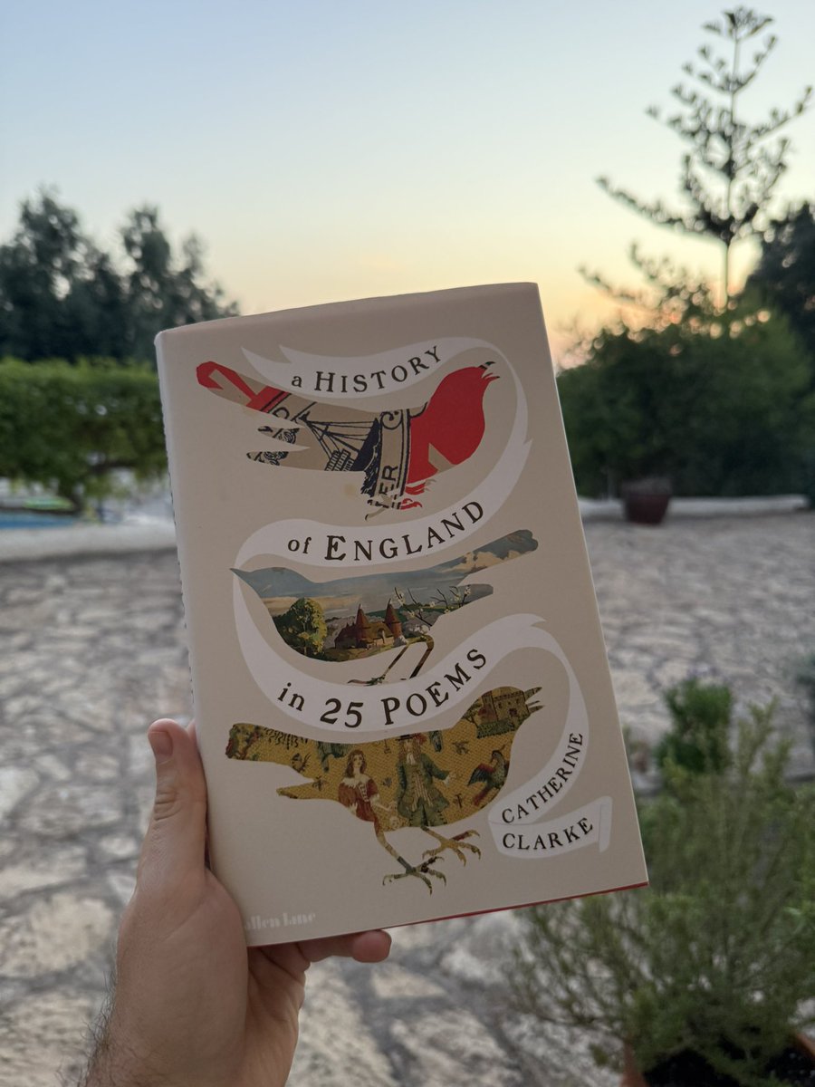 Wow. “A History of England in 25 poems” by <a href="/CathAMClarke/">Catherine Clarke</a> is superb. You are guided through expertly curated &amp; analysed poems that offer an insight into the soul of England. As the author puts it; “Perhaps only poetry can begin to capture these moments of extreme experience.”
