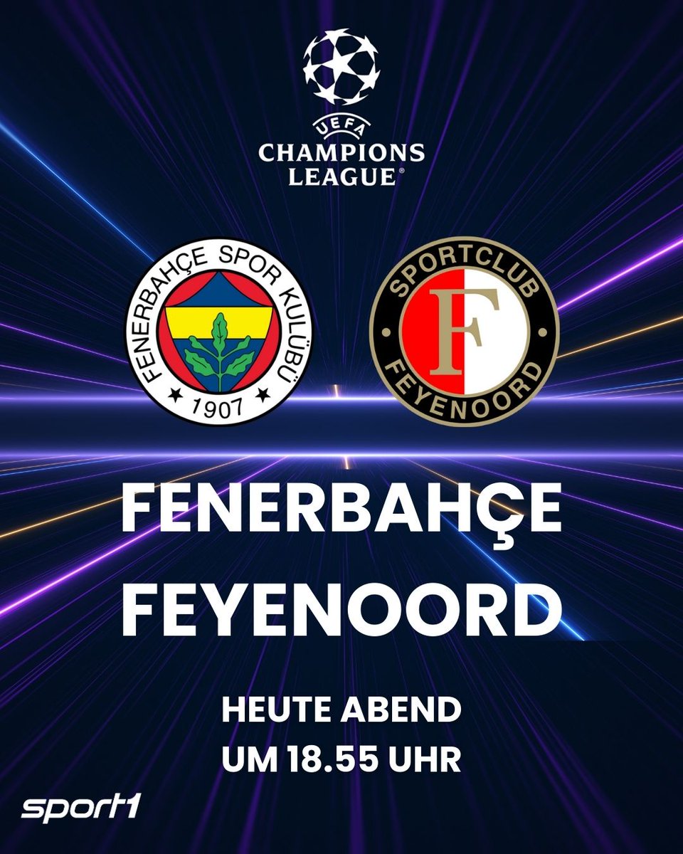 Die Champions-League-Qualifikation LIVE im Free-TV auf SPORT1 💥🔥
Ab 18:55 Uhr übertragen wir das Rückspiel in der CL-Qualifikation zwischen Fenerbahce Istanbul und Feyenoord Rotterdam im Free-TV!
#sport1 #sport1news #UCL #mourinho #fenerbahce #vanpersie #feyenoord