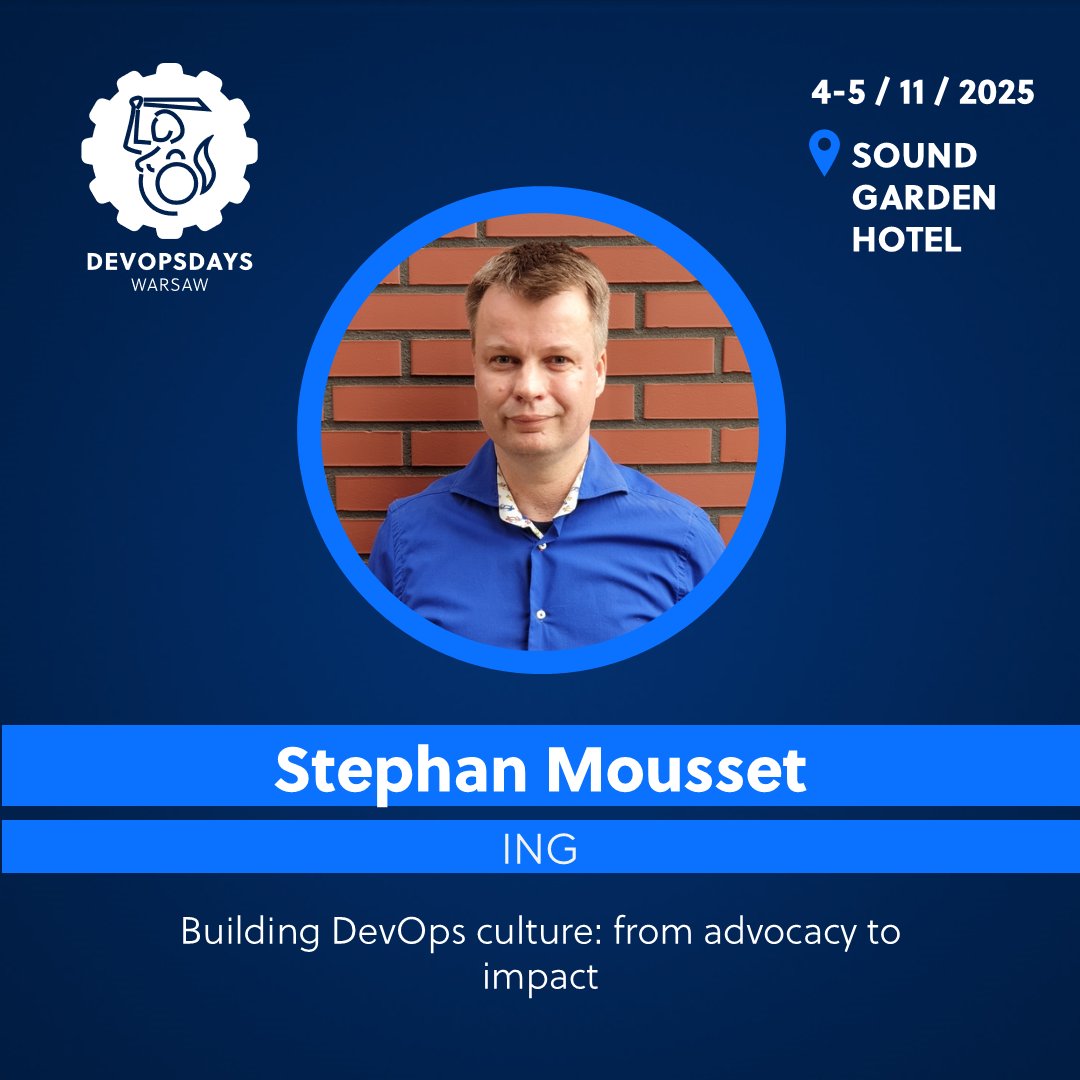 This story isn’t just about reliability, it’s about how people, processes, and platforms come together to create lasting change. Join Stephan Mousset at #DevOpsDaysWarsaw2025!
🎟️Tickets &amp; info: devopsdays.pl