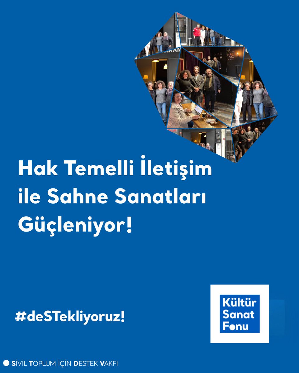 Sivil Toplum için Destek Vakfı (@destekvakfi) on Twitter photo “Değişim doğru iletişimle başlar.”
Kültür Sanat Fonu’nun 2024 döneminde <a href="/sofidernek/">Sosyal Fayda için İletişim Derneği</a>'in Sahne Sanatçılarının Yeni Medya ve İletişim Kapasiteleri projesini #deSTeKliyoruz! 💜
📍 Daha fazlası: bit.ly/4ot6vel “Değişim doğru iletişimle başlar.”
Kültür Sanat Fonu’nun 2024 döneminde <a href="/sofidernek/">Sosyal Fayda için İletişim Derneği</a>'in Sahne Sanatçılarının Yeni Medya ve İletişim Kapasiteleri projesini #deSTeKliyoruz! 💜
📍 Daha fazlası: bit.ly/4ot6vel