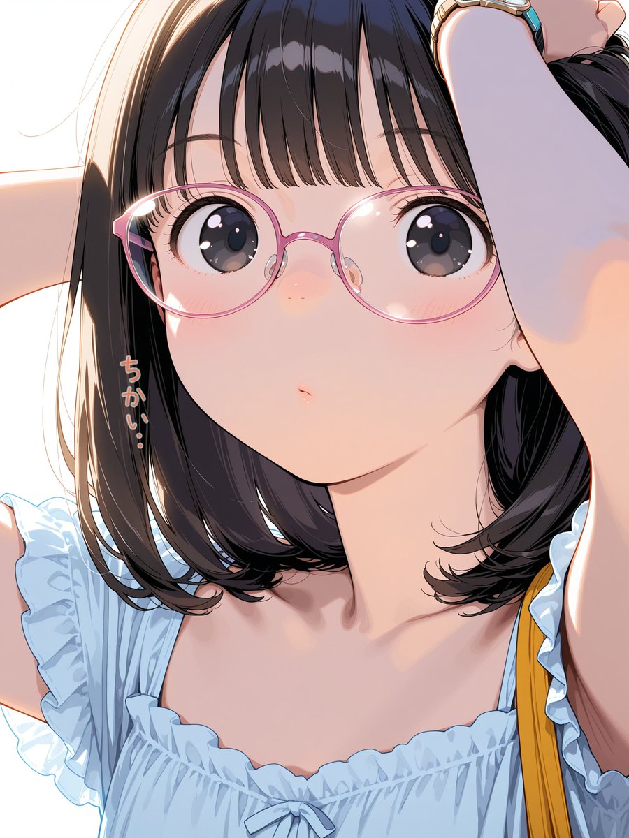かわよい一枚。ｖ　今日もあっというまでした。つかれたーー。

#AIイラスト︎