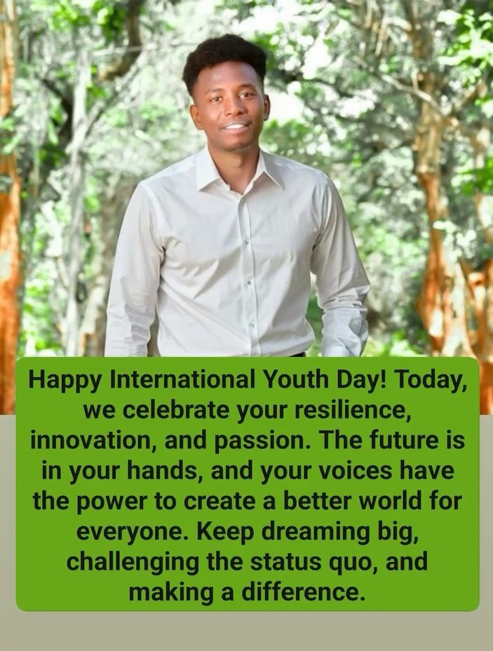 Happy International Youth Day!
Keep speaking up, keep challenging the status quo, and keep dreaming big. Your voices matter, and your actions are making a difference. Let's build a future that is more inclusive, sustainable, and just—together
<a href="/MarthaKarua/">Martha Karua SC</a> <a href="/MwangiHub/">Billy</a>