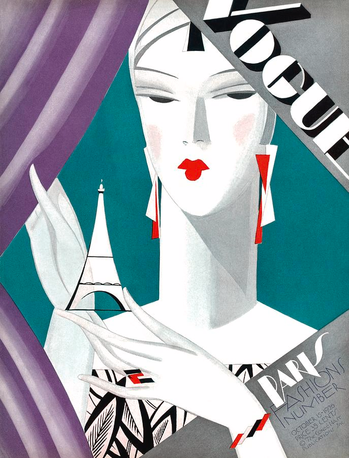 The SUPREMACY of 1920's Vogue covers by Eduardo Garcia Benito.🪡