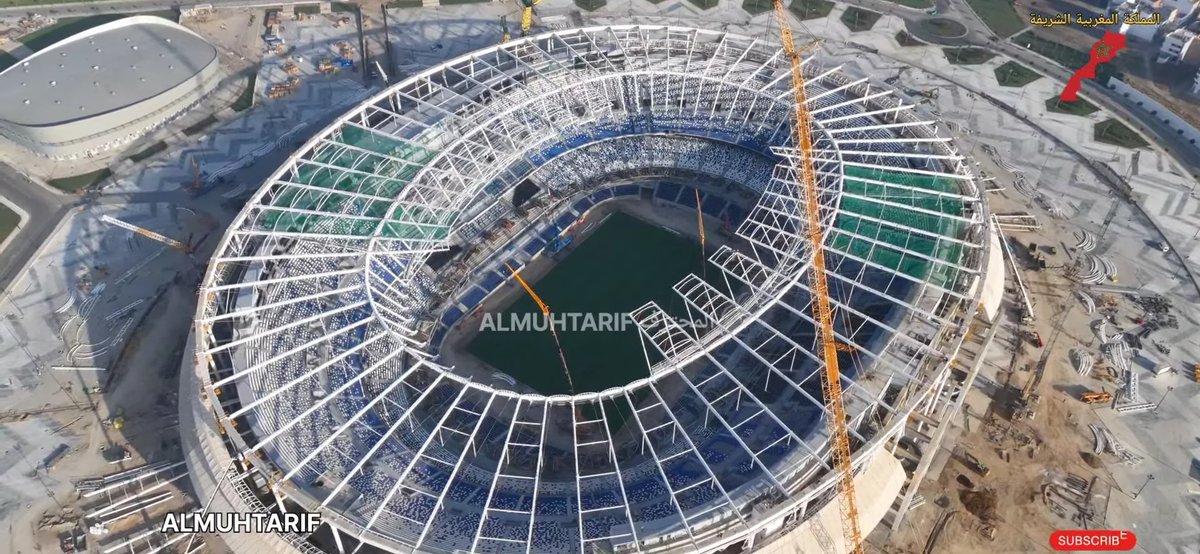 September will be the month of cladding ✔️  
The renovation/ Building journey is almost over, The 9 Afcon stadiums will impress everyone 👏