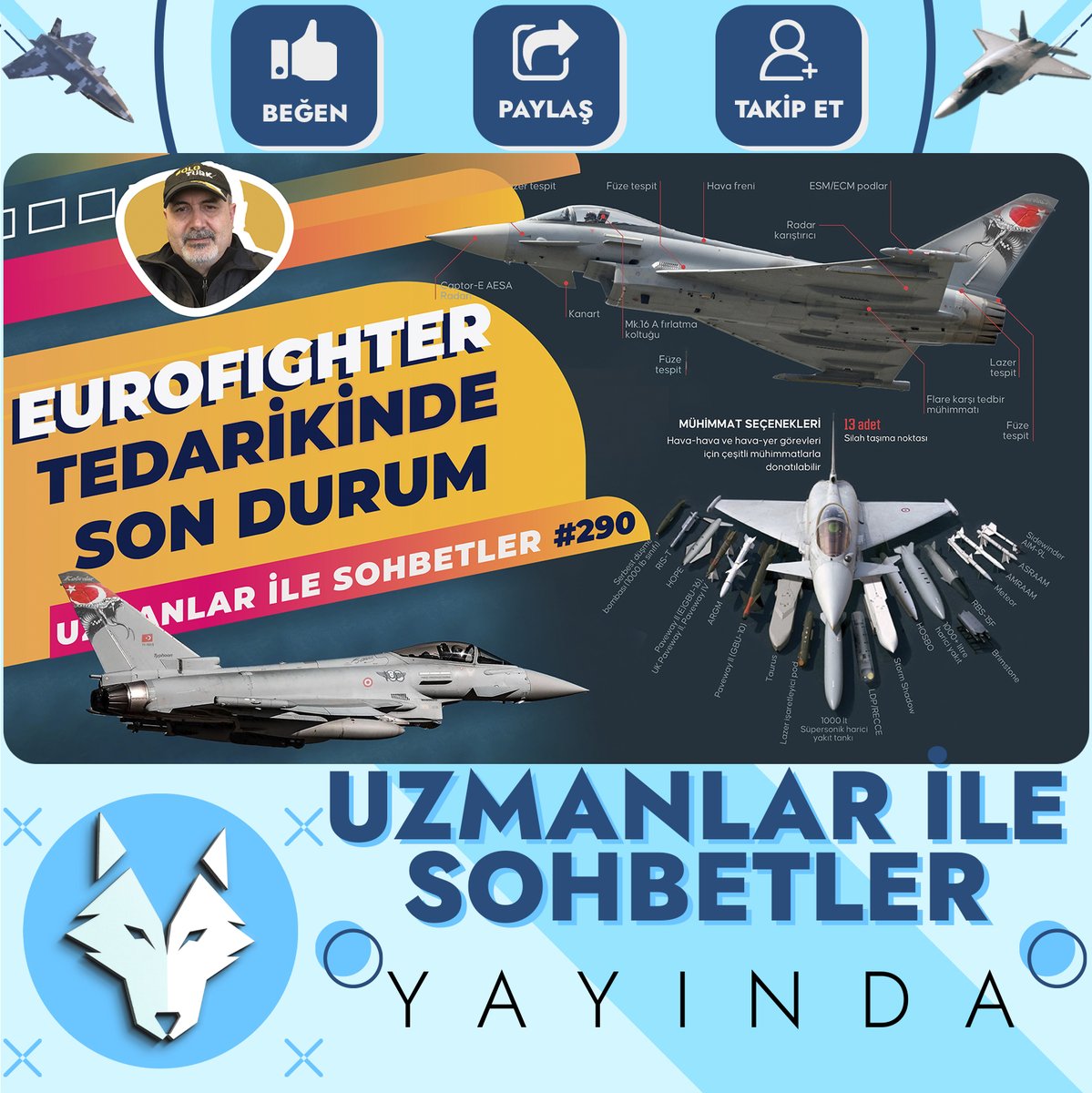 kanerkurt's tweet photo. 📢Eurofighter Tedarikinde Son Durum
🔗https://t.co/oWl8JVNyGw

#eurofighter #eurofightertyphoon #f16 #f16v #f16blok70 #f35 #tlink #eren #tf2000 #cenk #cenk350n #aesaradar #ingiltere #türkiye #katar #türkhavakuvvetleri https://t.co/8tz5jQNSFg