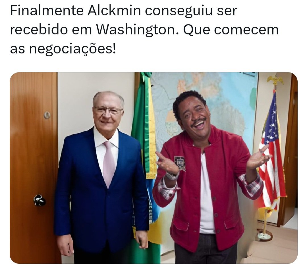 Agora vai!
Gigante diplomático!