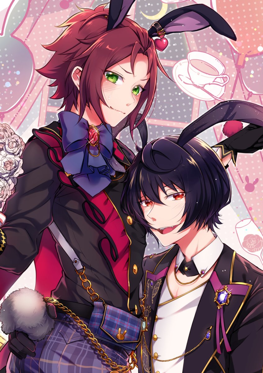 UNrosaStar's tweet photo. りつまおバニー🐰（再掲） https://t.co/ysD0D1GnsI