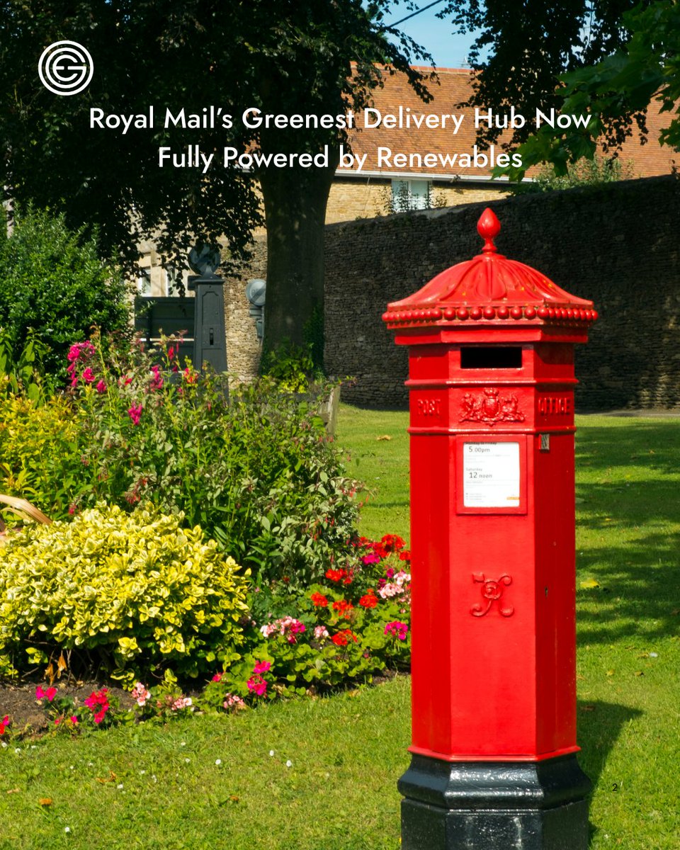 Royal Mail's Harehills hub in Leeds is its greenest delivery office, powered by 100% renewable energy! 
All-electric vans ensure zero-emission deliveries. 
They are on track for Net Zero by 2040, with a 27% emissions reduction already!