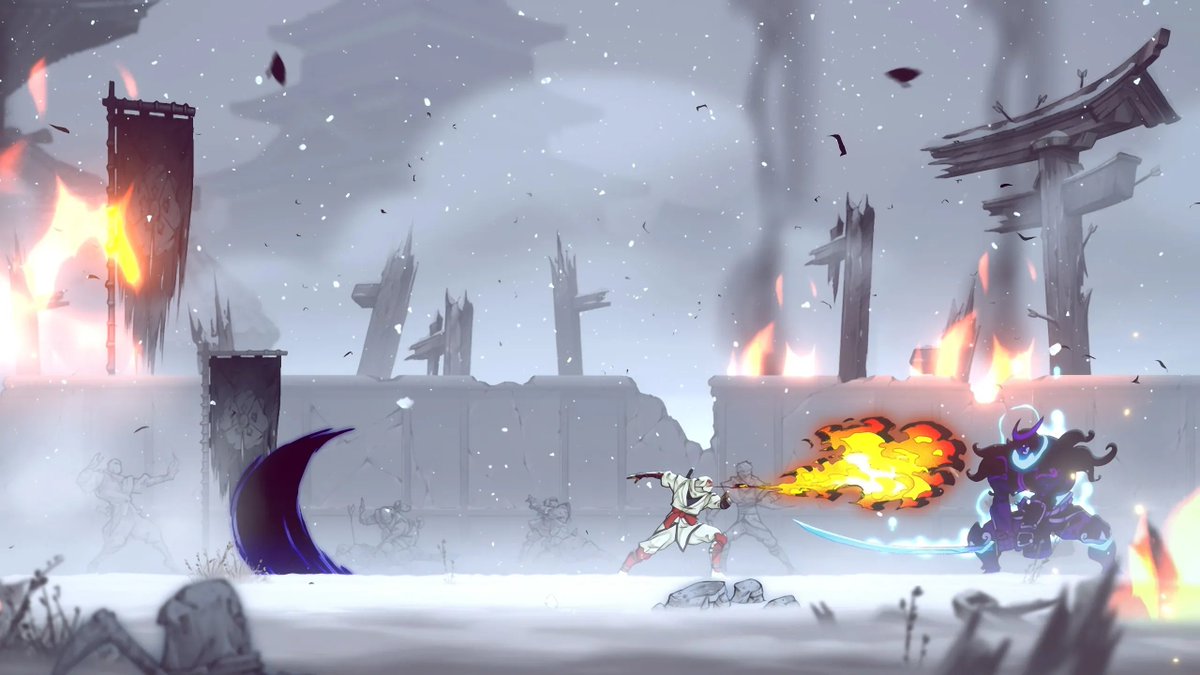 HelloGuillotine's tweet image. Village? Burned to the ground 🔥
Katanas? Sharpened ⚔️
Vengeance? Coming ✅

We&apos;re now taking UK/EU/AUS creator requests for @SEGA &amp;amp; @lizardcube&apos;s hand-drawn future classic, Shinobi: Art of Vengeance 

guillotine.vip/shinobi