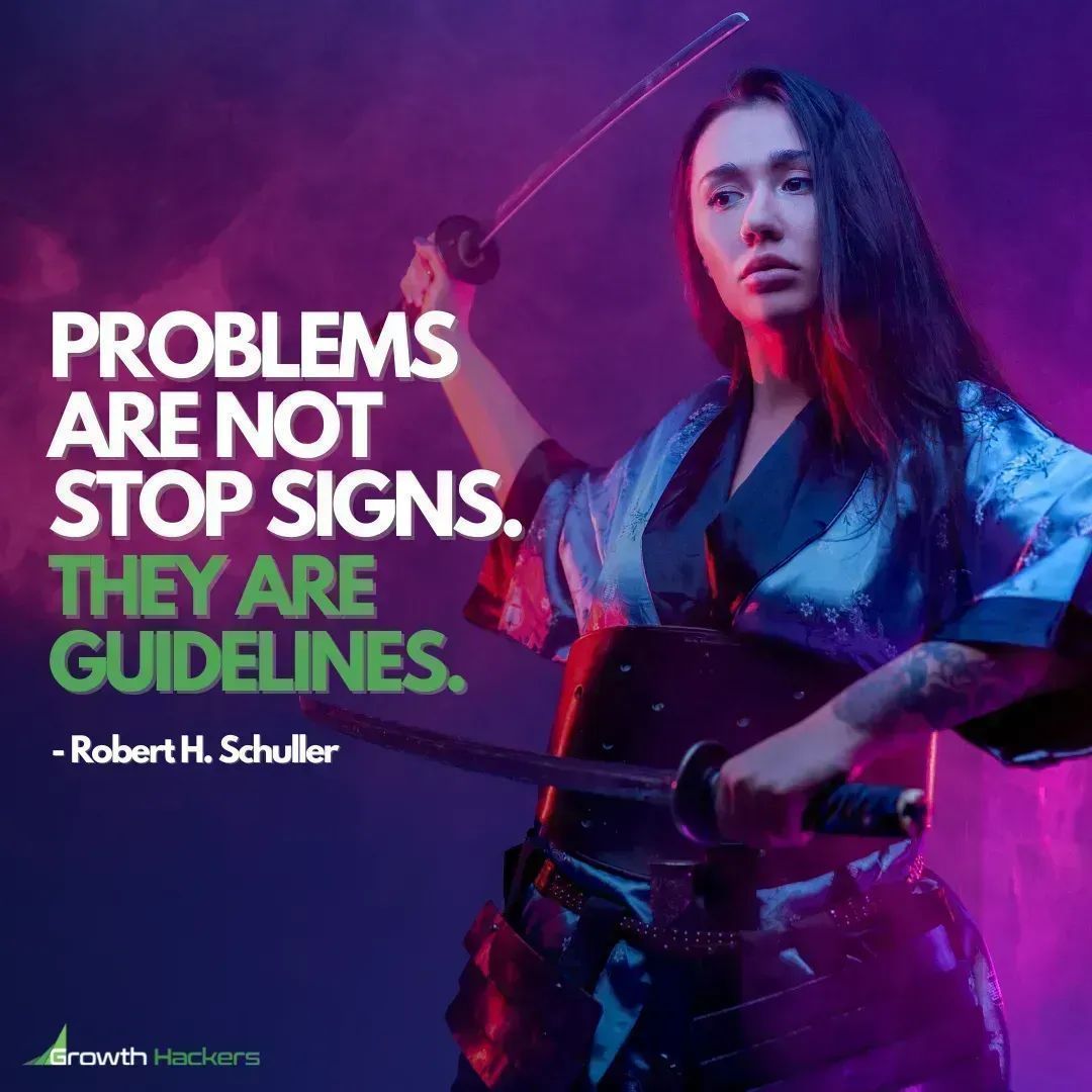 StartGrowthHack's tweet image. Problems Are Not Stop Signs.
They Are Guidelines.
Robert H. Schuller

buff.ly/5gNIify

#Problem #Problems #ProblemSolved #ProblemSolving #Solution #Solutions #Guidelines