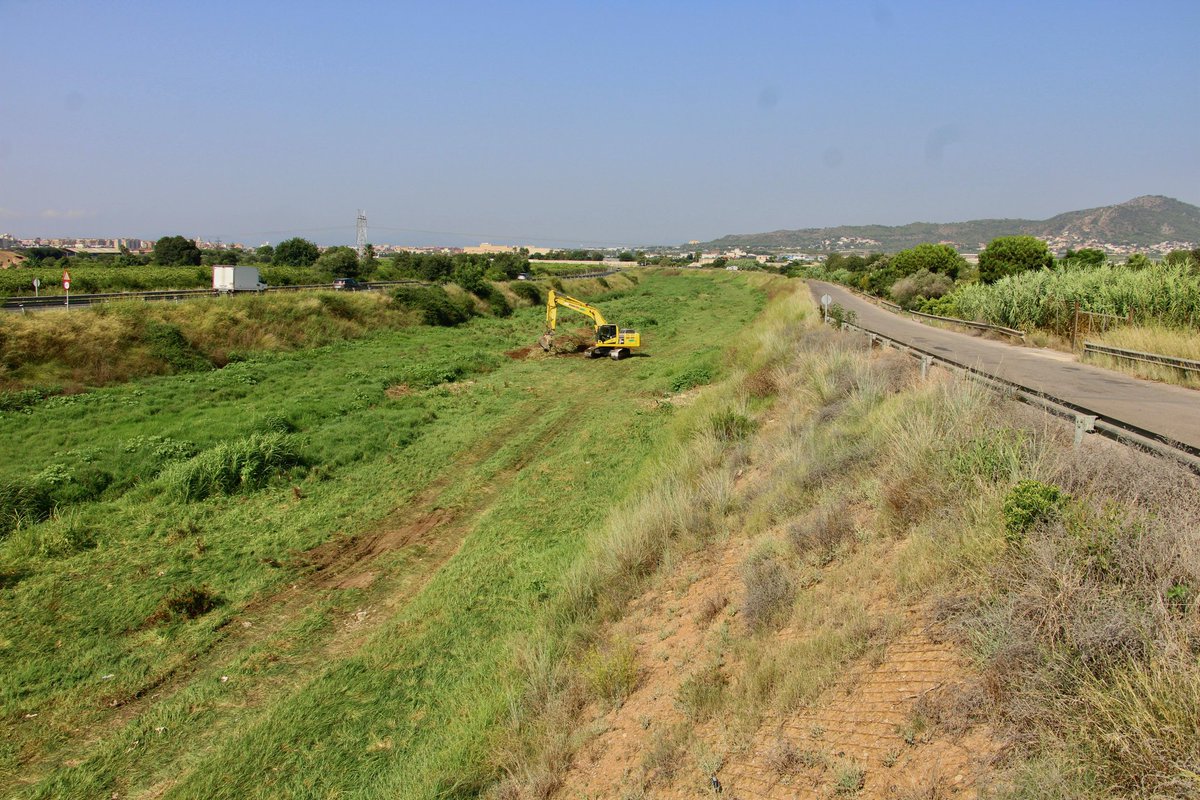 Confederación Hidrográfica del Júcar (@chjucar) on Twitter photo ✅Hoy comenzamos los trabajos de adecuación y conservación en un tramo de 4km del Riu Sec a su paso por Castellón.
🚧Objetivo: eliminar la presencia de especies exóticas invasoras, sobre todo Arundo Donax, del cauce.
➡️El mantenimiento post-actuación, a cargo de <a href="/AjuntCastello/">Ajuntament de Castelló</a> ✅Hoy comenzamos los trabajos de adecuación y conservación en un tramo de 4km del Riu Sec a su paso por Castellón.
🚧Objetivo: eliminar la presencia de especies exóticas invasoras, sobre todo Arundo Donax, del cauce.
➡️El mantenimiento post-actuación, a cargo de <a href="/AjuntCastello/">Ajuntament de Castelló</a>
