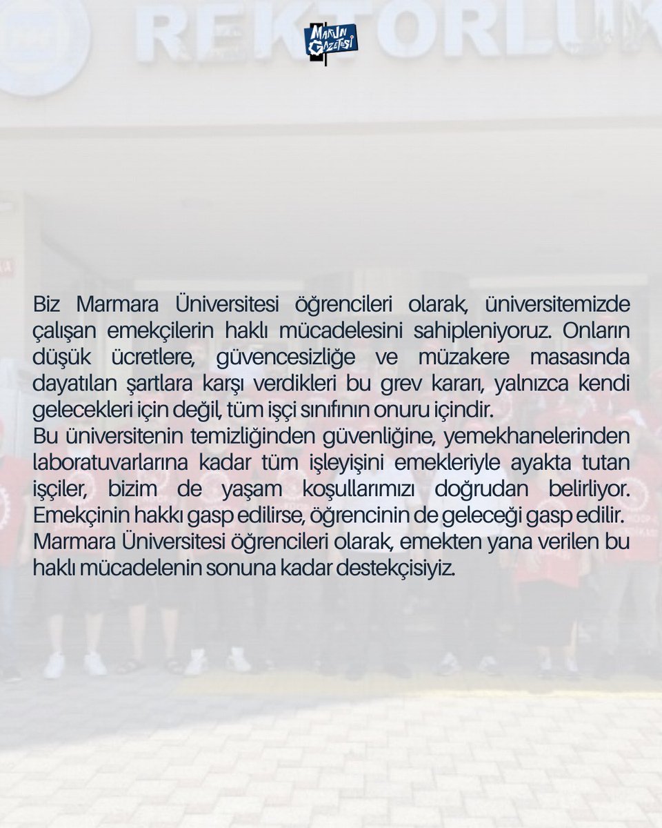 Marmara’da grev var!