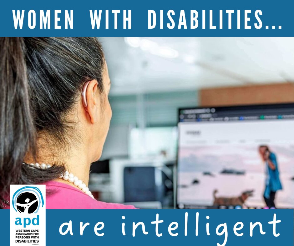 Women`s Month 

Disability is no barrier to intelligence. Many women with disabilities lead in law, education, medicine &amp; more. Assuming they have lower intellect is wrong &amp; unfair. Let’s challenge this bias

#EmpowerWomenWithDisabilities

wcapd.org.za