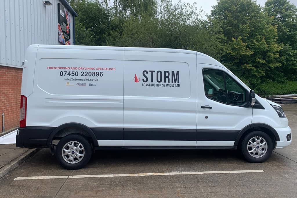 PoppySignsltd's tweet image. We helped Storm CS Ltd brand their vehicle with cut vinyl logos, text, and printed accreditation graphics. Installed by our expert team in Chorley.

#VehicleBranding #WeArePoppySigns #VinylGraphics #CommercialFleet