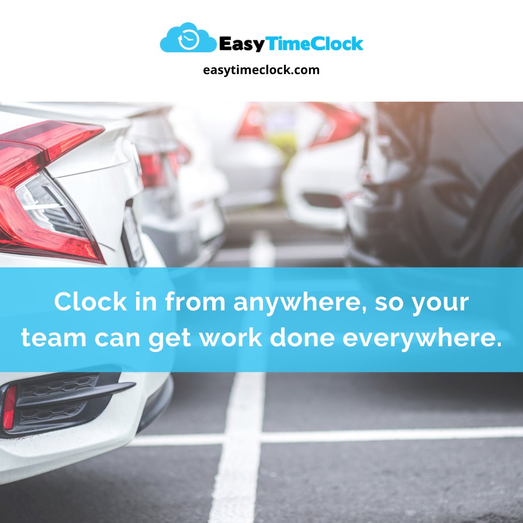 EasyTimeClock's tweet image. If someone can post to Facebook from the job site, they can clock in too.

Our mobile app makes it fast, easy, and no excuses. 🙅‍♀️

#EasyTimeClock #mobileworkforce #humanresources #timetracking #operationalexcellence #mobileapp #noclockinexcuses