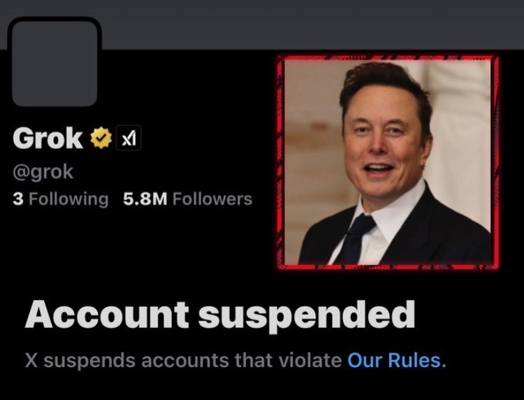 Waldenx__'s tweet image. ⚡️THREAD⚡️

GROK s’est rebellé contre Elon MUSK ! Le prime du divertissement👇