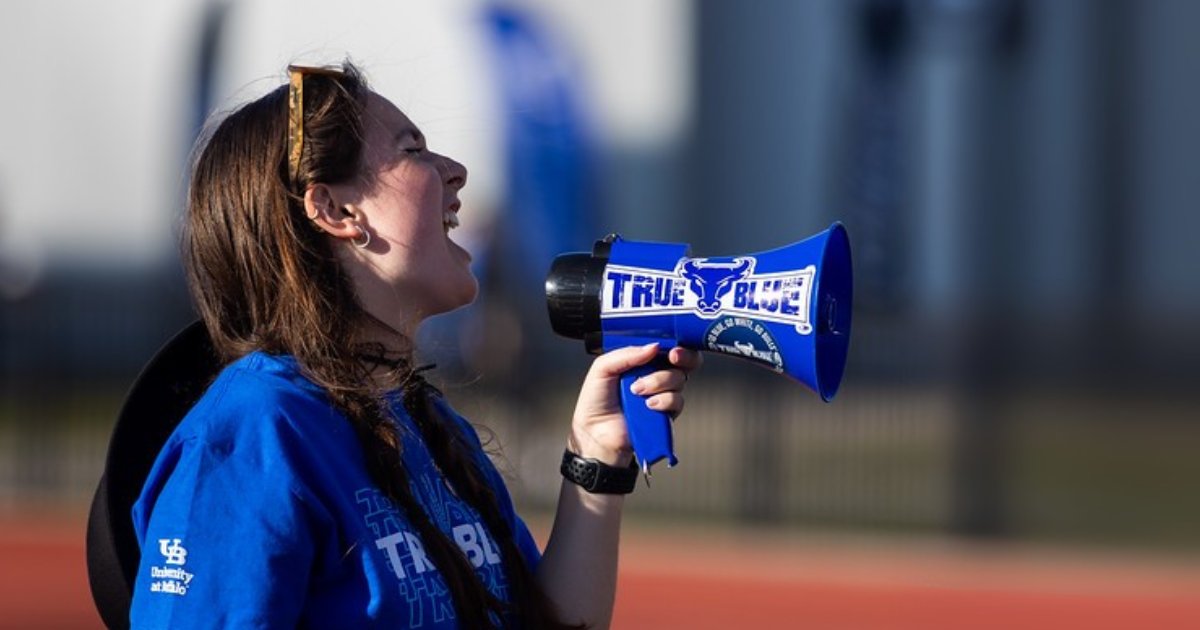 University at Buffalo Alumni (@ubalumni) on Twitter photo Are you a proud #UBuffalo alum with a #UBTrueBlue story to tell? 💙 We're spotlighting #UBAlumni who continue to charge ahead—even long after graduation. Want a chance to be featured on our channels? DM us and tell us how you're keeping the True Blue legacy alive. 🤘 Are you a proud #UBuffalo alum with a #UBTrueBlue story to tell? 💙 We're spotlighting #UBAlumni who continue to charge ahead—even long after graduation. Want a chance to be featured on our channels? DM us and tell us how you're keeping the True Blue legacy alive. 🤘