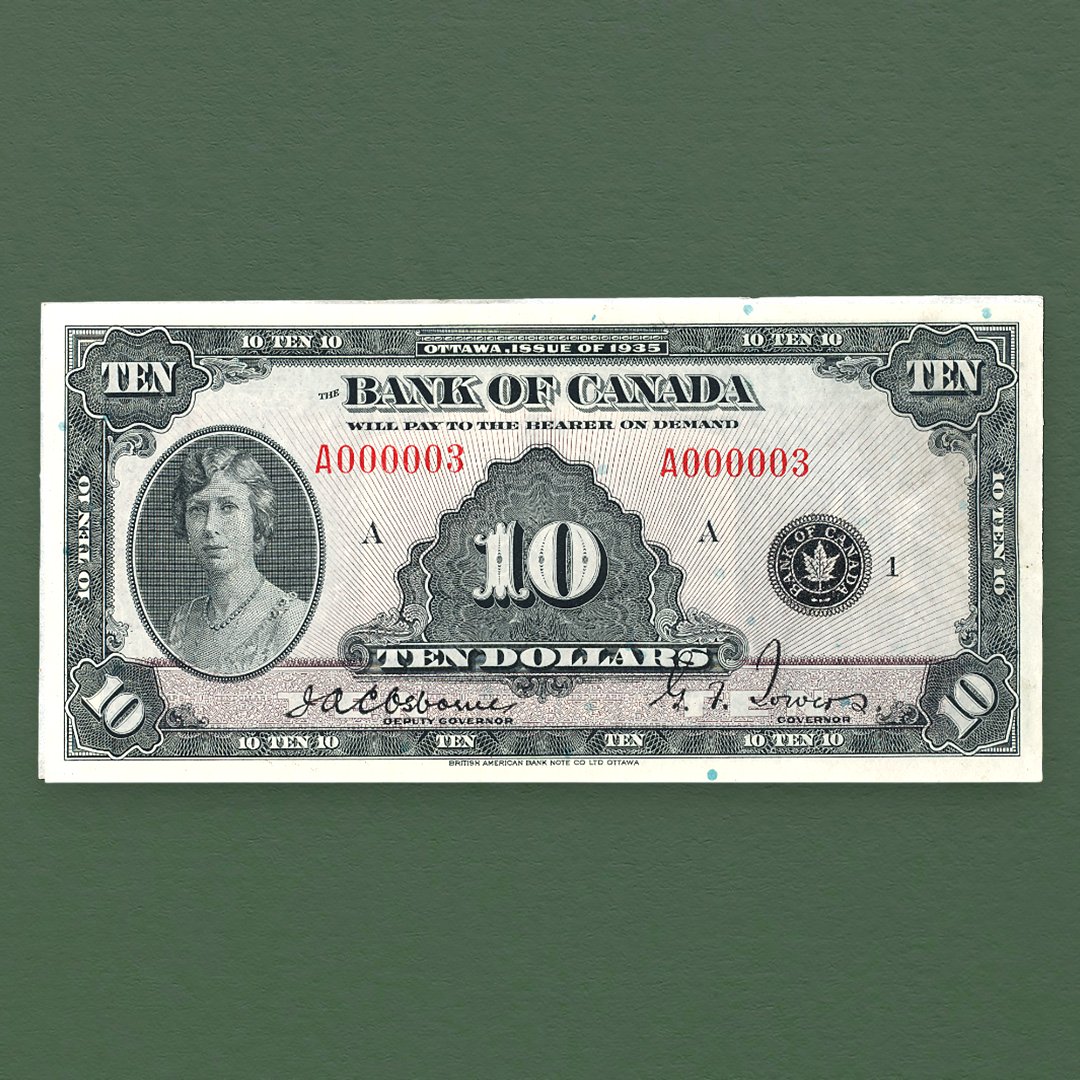 🤔Anybody know who the young woman on our 1935 $10 bill was? No?
She was Princess Mary, 3rd child of King George V and Queen Mary. 
#MiddleChildsDay #TriviaTuesday