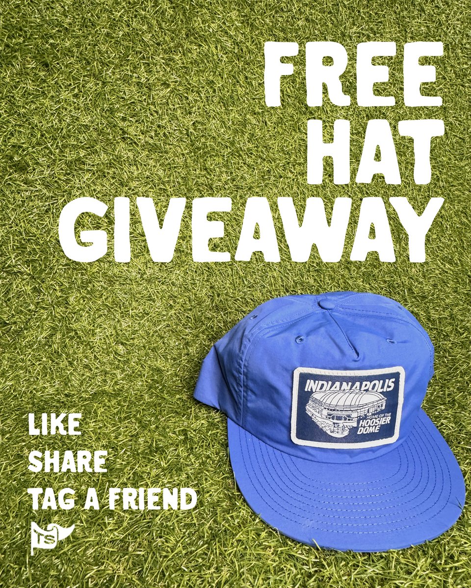 TheShopIndy's tweet photo. 🚨 FREE HAT GIVEAWAY 🚨
Like, Share &amp; Tag a Friend. We will pick a winner tomorrow morning and hopefully get the hat out to you in time for the first home preseason game on Saturday! Good Luck! 

https://t.co/APE2FCoHu3
#football #indy #indianapolis https://t.co/VrK2kG7d8a