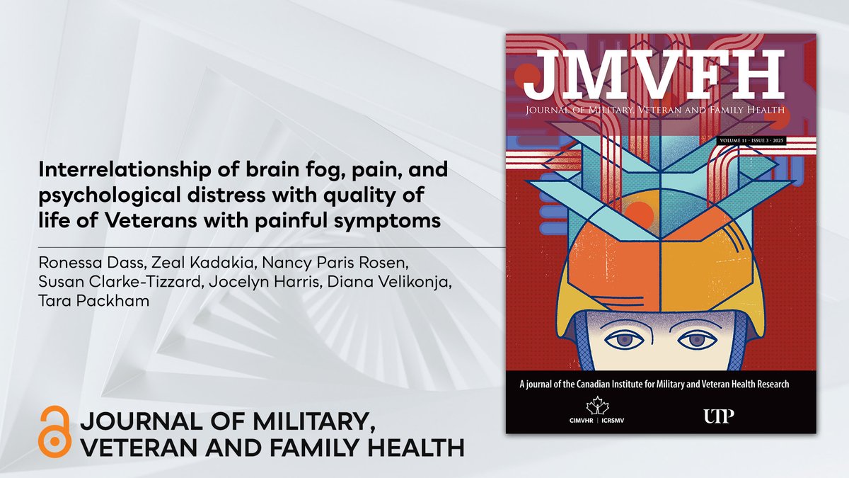 utpjournals's tweet image. Veterans with chronic symptoms often experience #brainfog and psychological distress. This study links these symptoms to reduced quality of life and suggests integrated care approaches. Read more: bit.ly/JMVFH113h @CIMVHR_ICRSMV @machealthsci #VeteranCare #ChronicPain