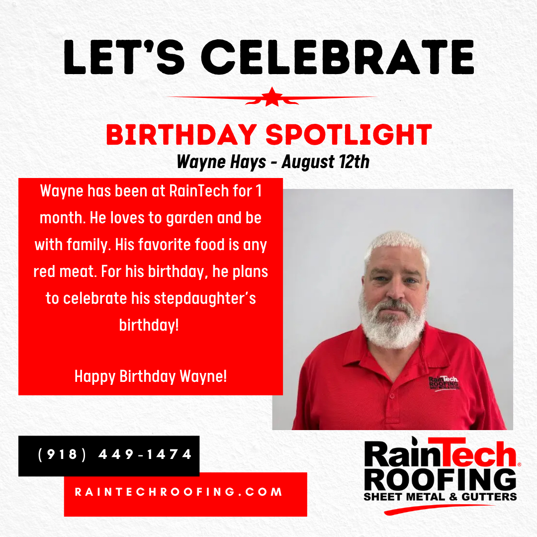 RainTechOK's tweet photo. Happy Birthday to our Commercial Estimator Wayne! The most talented gardener! Thank you for bringing fresh produce and flowers to the office. Happy Birthday Wayne! https://t.co/e1impAZ6Bt