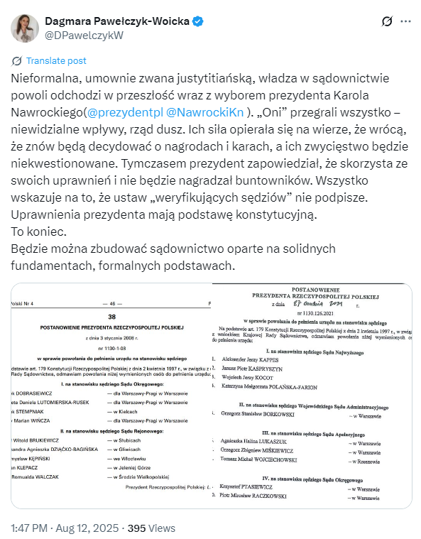 HubnerrMax's tweet photo. Ciągle sobie nie zdajemy sprawy, jak mocno wygrała Polska, że wybraliśmy na Prezydenta RP Karola Nawrockiego.

Skalę tego zwycięstwa będziemy poznawać z dnia na dzień prawdopodobnie przez całą jego 1 kadencję. https://t.co/gKmDxtSh9w