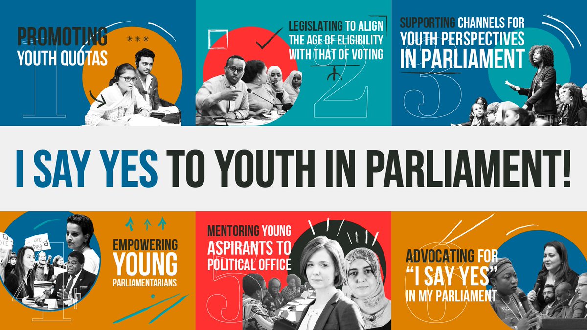 This #YouthDay, will you join the many Speakers and #MPs who have signed <a href="/IPUparliament/">IPUparliament</a>'s campaign calling for more youth in parliament?

Together, we are making the case for more #YoungMPs!

Join me in taking the pledge today and SAY YES to #youth.
➡️ipu.org/i-say-yes
