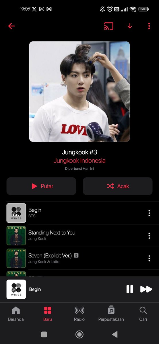 <a href="/Jungkooknesia2/">Jungkook Indonesia 🇮🇩</a> STREAM 3D TO 1B
#정국 #JungKook