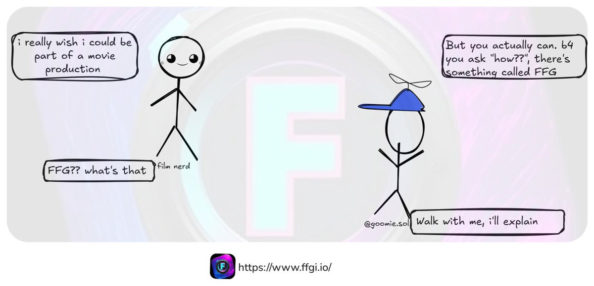 🎬 Ever wished you could be part of a movie production?

What if I told you there’s a way to fund real films, vote on them, and earn from their success? 🍿

Let me introduce you to FFG… 🧵