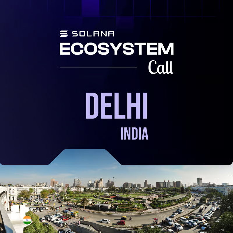 is it just me, or the solana ecosystem has been blowing up in and around delhi recently?

we're celebrating it IRL on thursday with <a href="/kashdhanda/">Kash (🐱, 🐐)</a>  🐐

if you're in town, giving away +1000 aura points if you come by (link below)