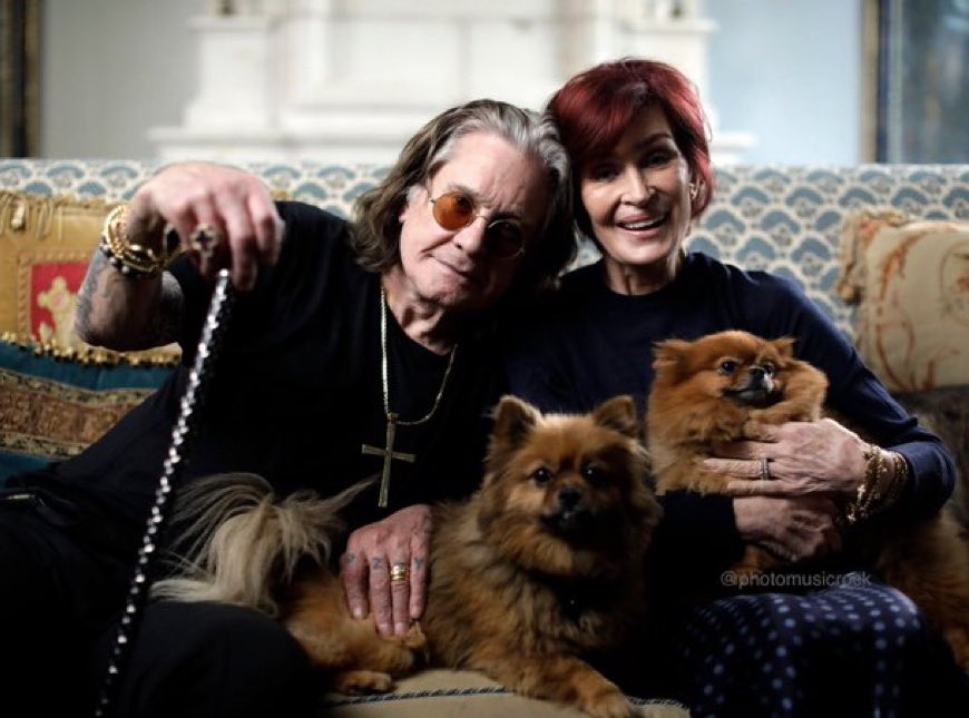 Newly released photo of Ozzy and Sharon Osbourne together shortly before his death ❤️