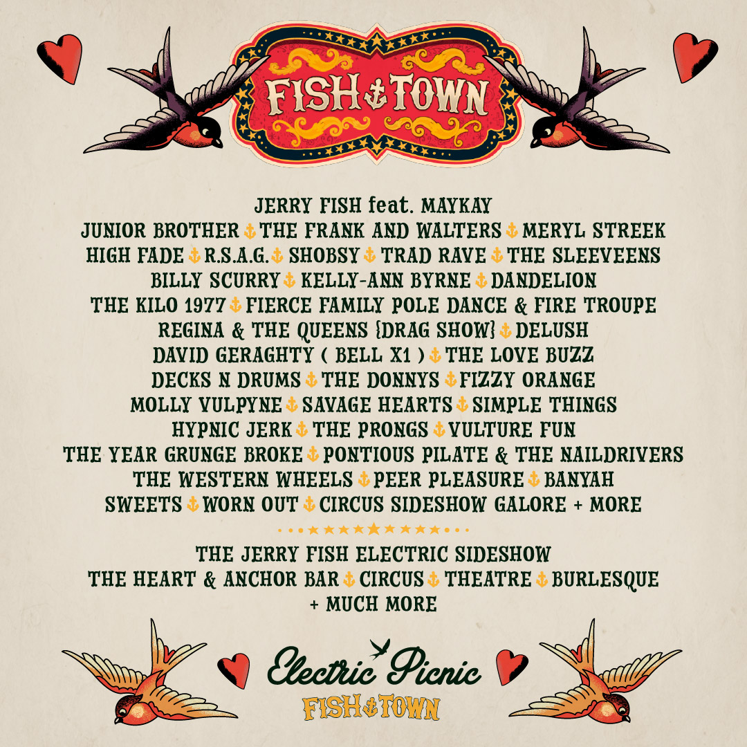 shobsymusic's tweet photo. 'Gone Fishing 🎣' 

Can't wait to return to @epfestival on the legendary @vivajerryfish stage 🌟🍾

See you on Sat 30th from 8-9pm x https://t.co/xCvDTFadvo