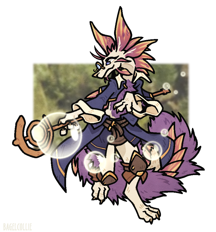 Welp, i guess it was due time to rebrand a little~ ^^

I loved my old pfp as well, but this one is little more lighthearted and personalized :)

Drawn and designed by the amazing <a href="/bagelcollie/">Bagel 🍩</a>! They were super nice and amazing and made a great job depicting what I had in mind ^^